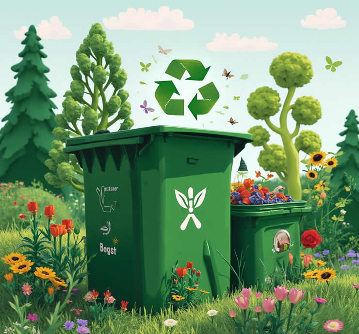 Screw press for carbon-neutral waste management