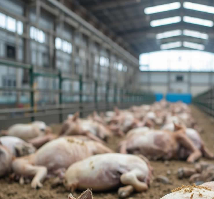 Solid-liquid separation for animal carcasses