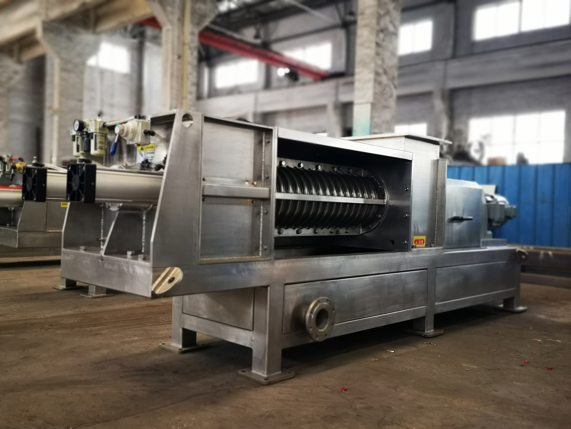 How does a screw press work？